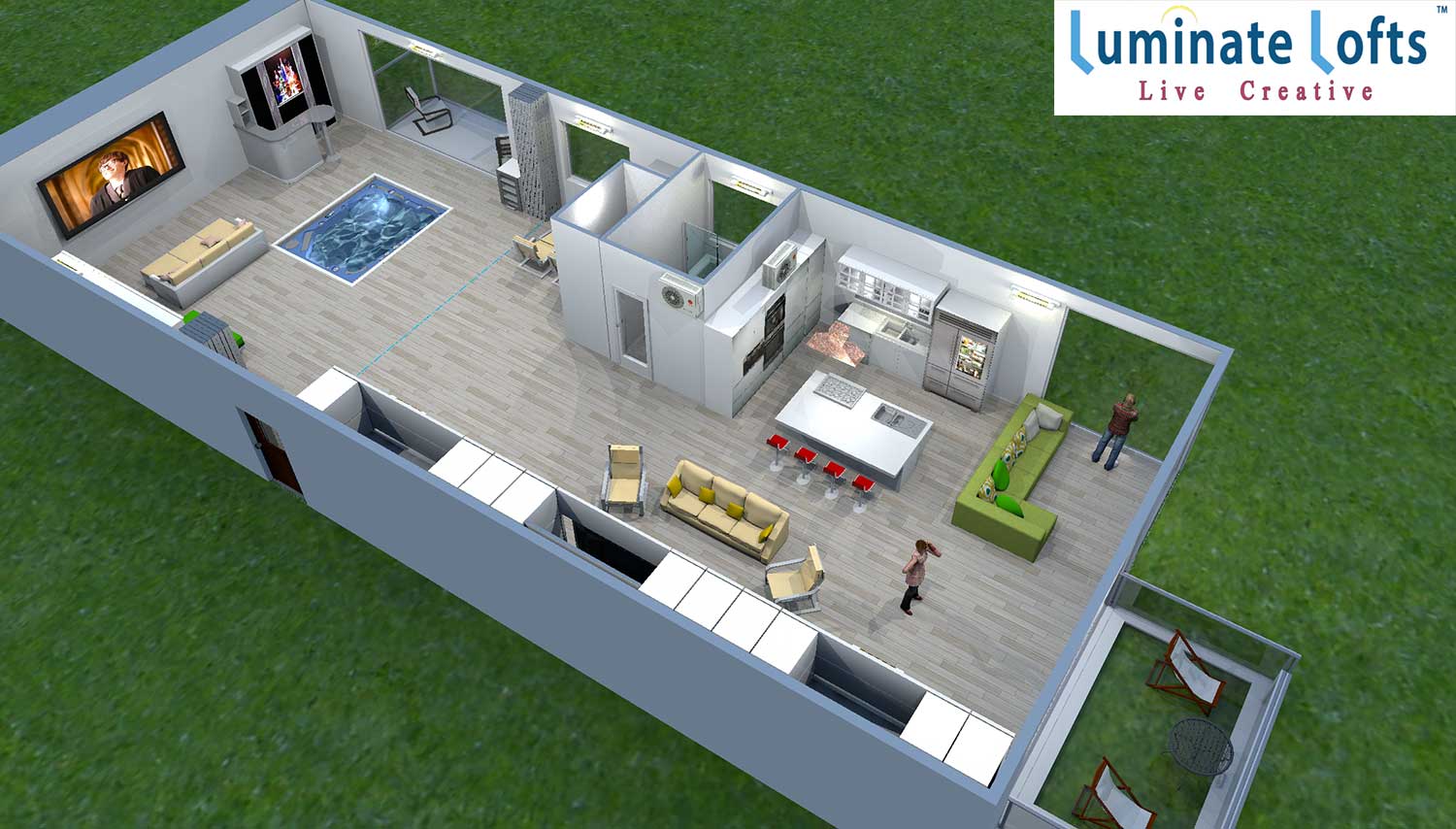 The Entertainer - Floor Plan